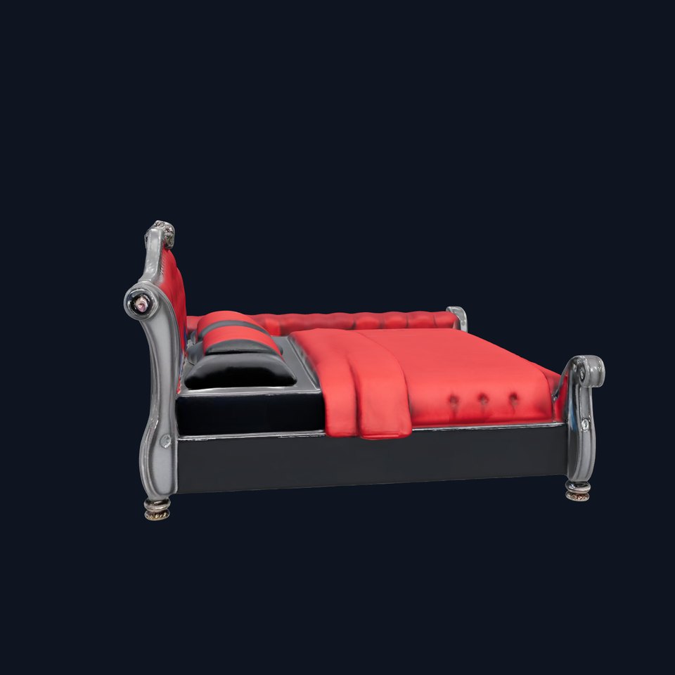 Luxurious Vintage Bed Model Pack